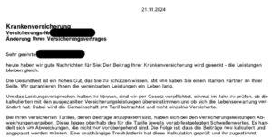 Viel Lärm um nichts - Beitragerhöhung 2025 in der Privaten Krankenversicherung